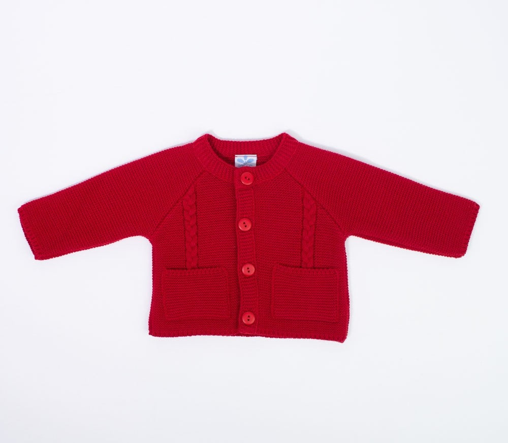 Cardigan Caldo Cotone Tessuto Antiallergico per Neonati SARDON MA249 - SARDON - LuxuryKids