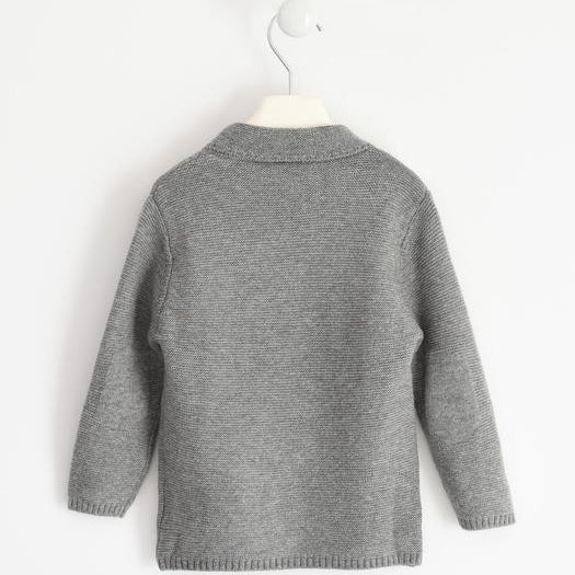 Cardigan doppio petto Misto Lana Neonato SARABANDA 1103 - SARABANDA - LuxuryKids