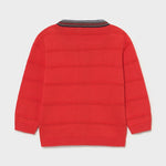 Cardigan In Filo Di Cotone Elegante Rosso Neonato Mayoral 1343 - MAYORAL - LuxuryKids