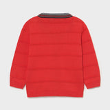 Cardigan In Filo Di Cotone Elegante Rosso Neonato Mayoral 1343 - MAYORAL - LuxuryKids