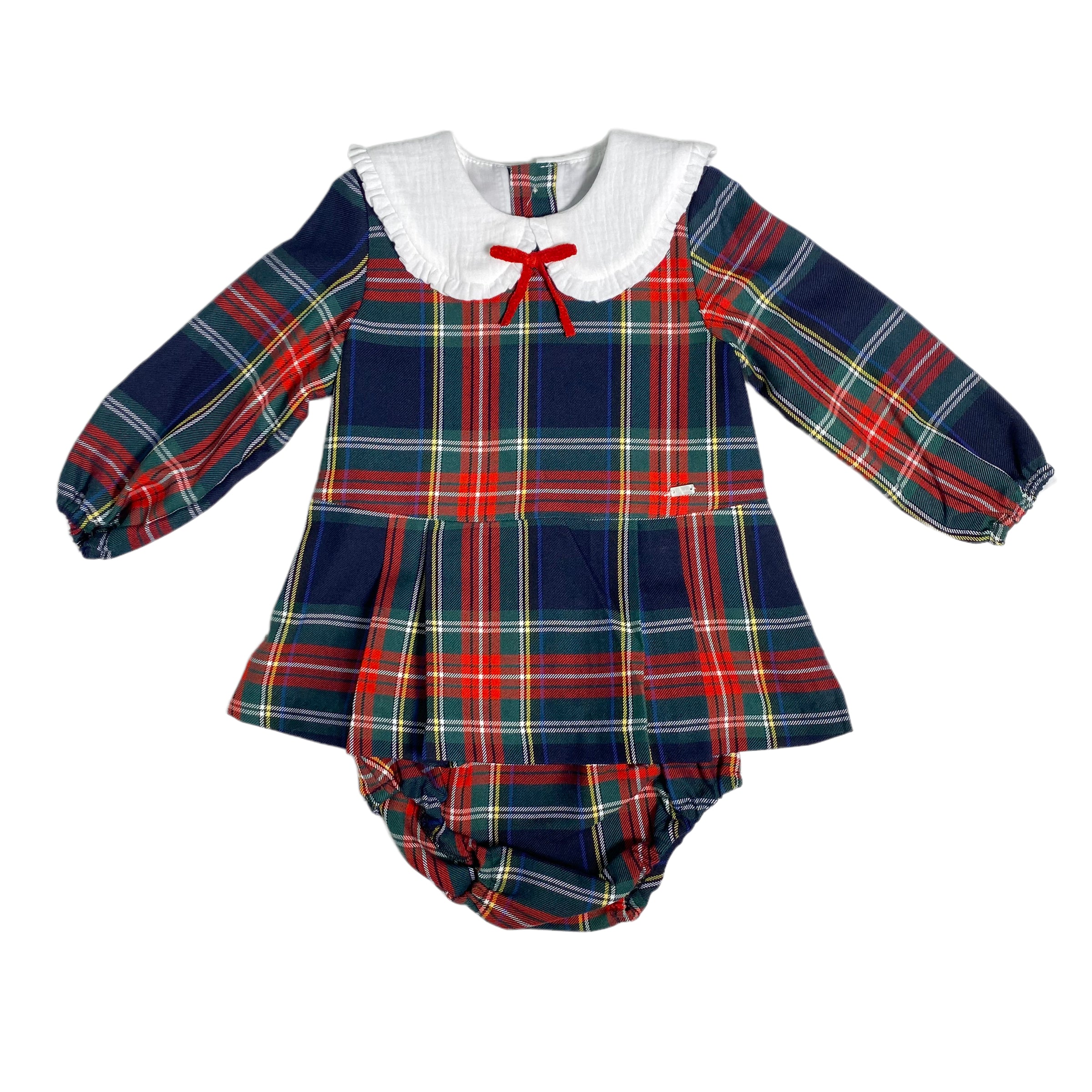 AbitoConCulotteScozzeseInCaldoCotoneNeonataYOEDU5111Luxurykids