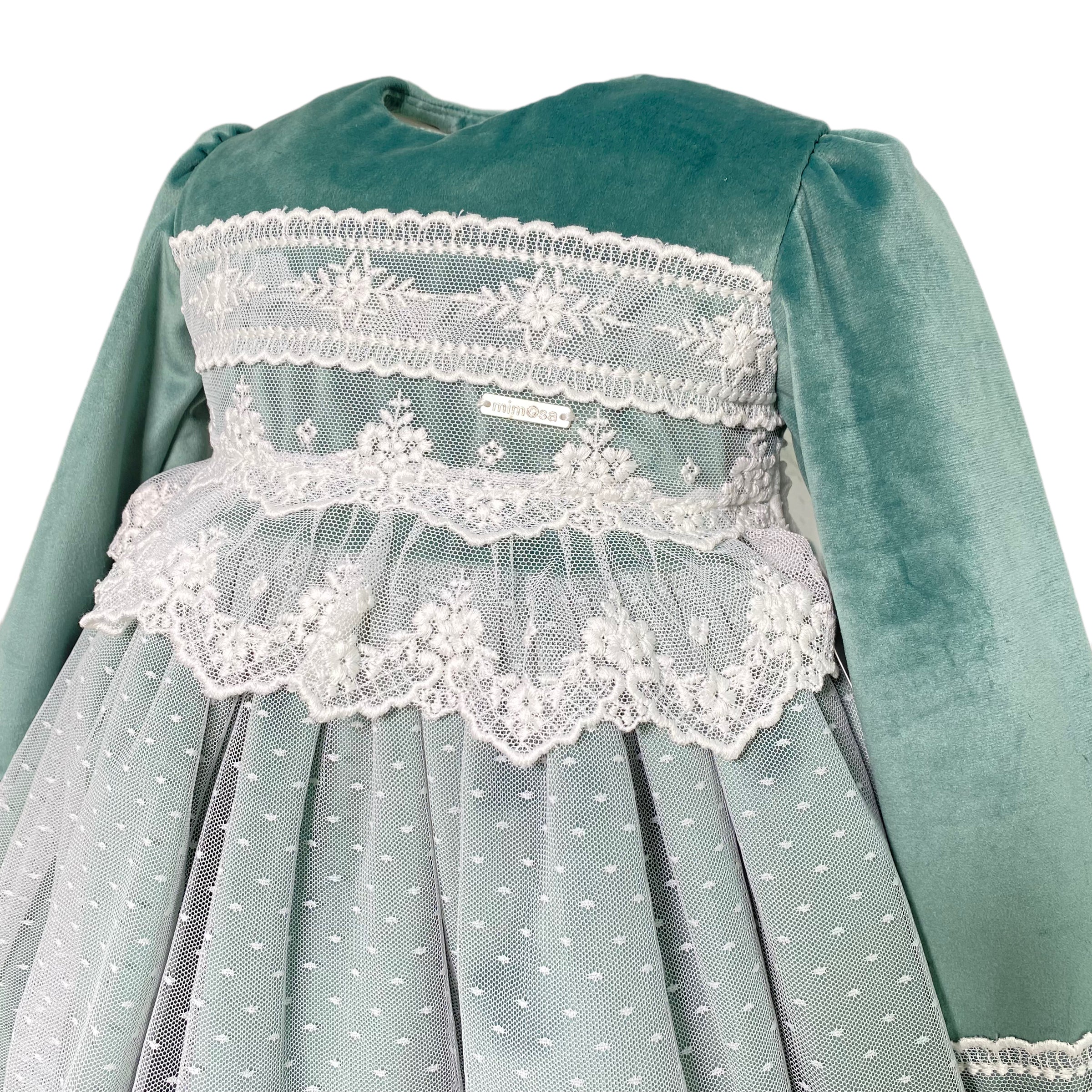       AbitoEleganteManicaLungaBambinaMIMOSAALMENDRALuxurykids_2