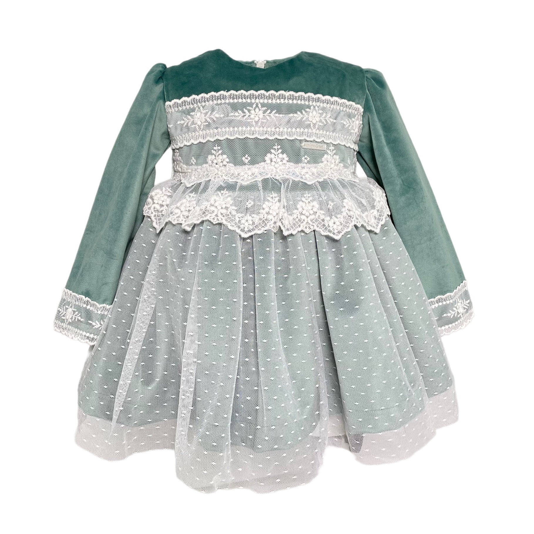     AbitoEleganteManicaLungaBambinaMIMOSAALMENDRALuxurykids