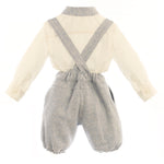 Completo 3 pezzi Elegante Cerimonia Neonato Celeste BUFI B1486 - BUFI - LuxuryKids