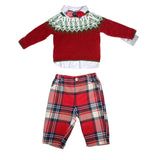 Completo4pezziEleganteScozzeseNeonatoYOEDU6851Luxurykids