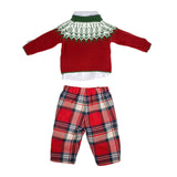 Completo4pezziEleganteScozzeseNeonatoYOEDU6851Luxurykids_2