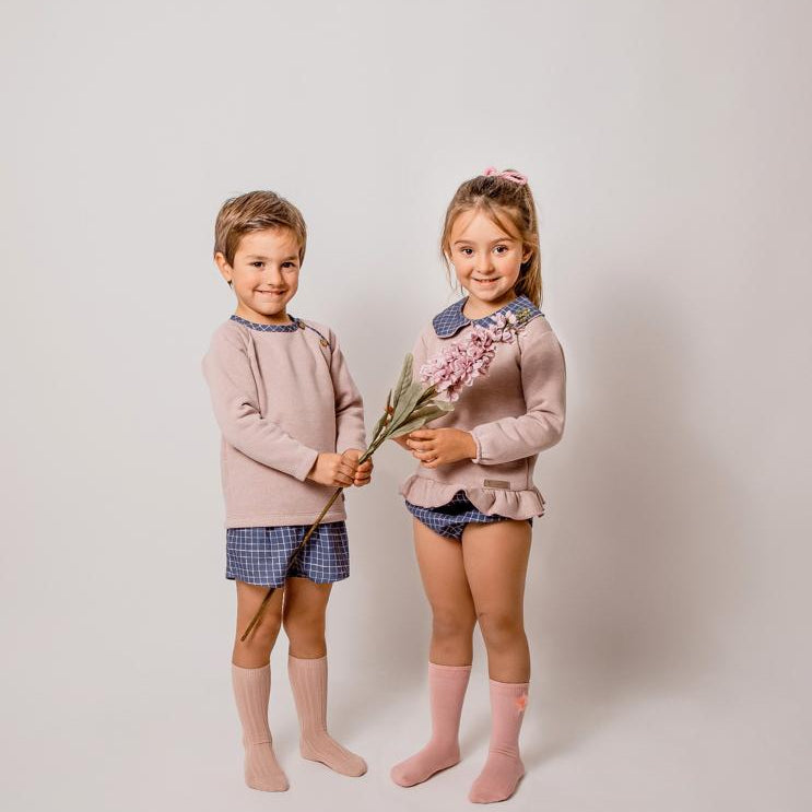    CompletoConCulotteEFelpaBambinaCALAMARO17775Luxurykids