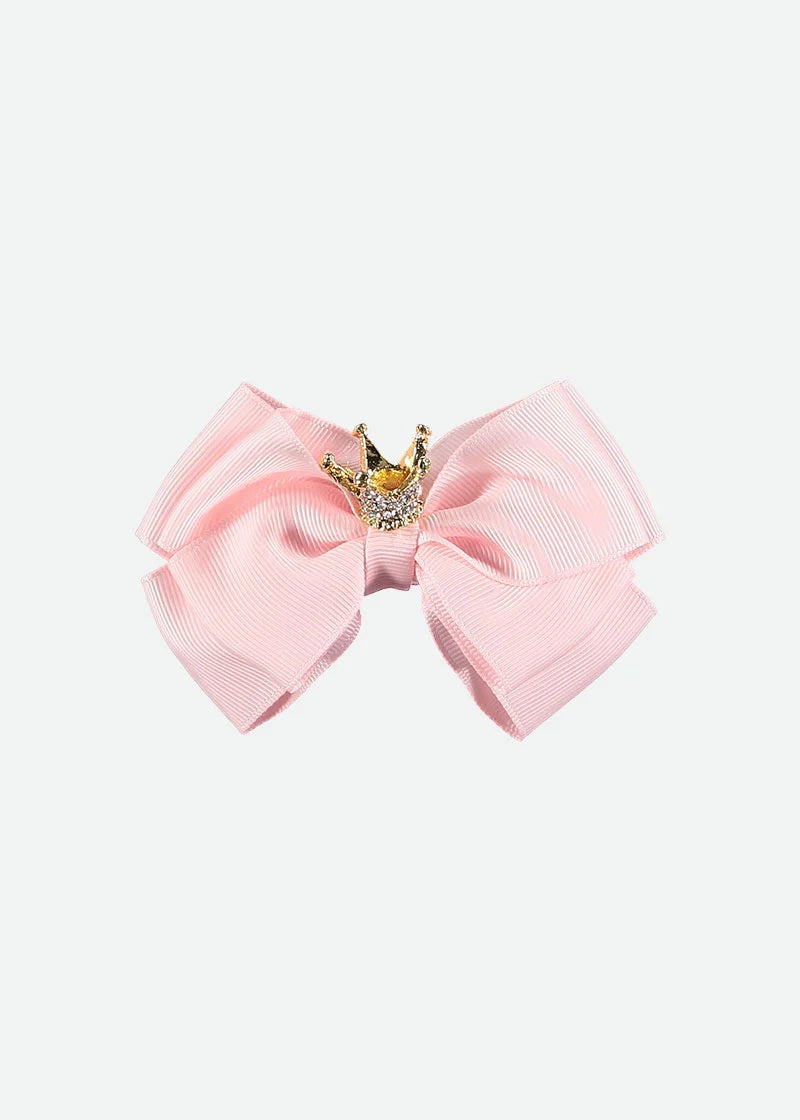 Pinzetta Con Fiocco Con Corona Bambina Angel's Face BIGBOW - Angel's Face - LuxuryKids