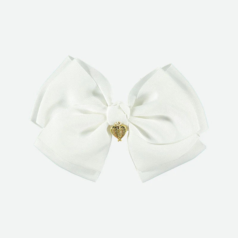 Fermaglio Con Fiocco Gigante In Gros Grain Bambina ANGEL'S FACE GIANT - Angel's Face - LuxuryKids