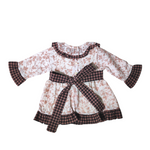 Abito Manica Lunga In Caldo Cotone Neonata BABY FASHION 528.3 - Baby Fashion - LuxuryKids