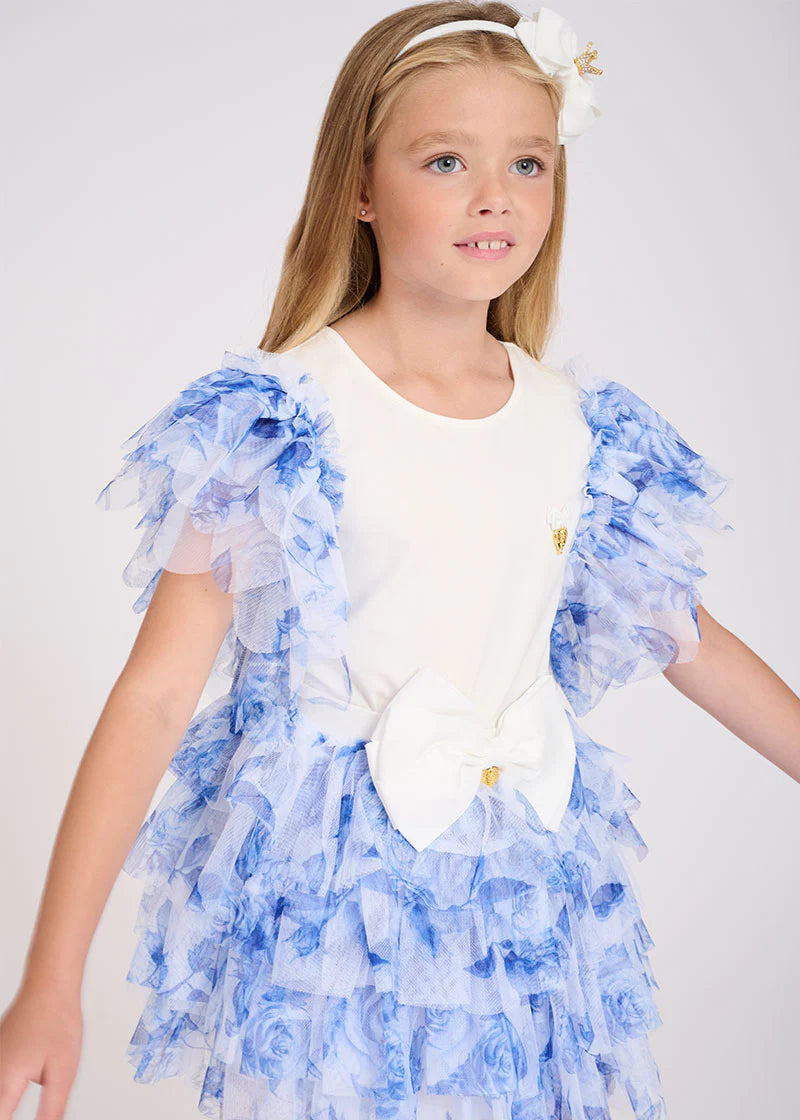 Maglia Con Maniche In Tulle Bambina ANGEL'S FACE LORETTA - Angel's Face - Luxury Kids