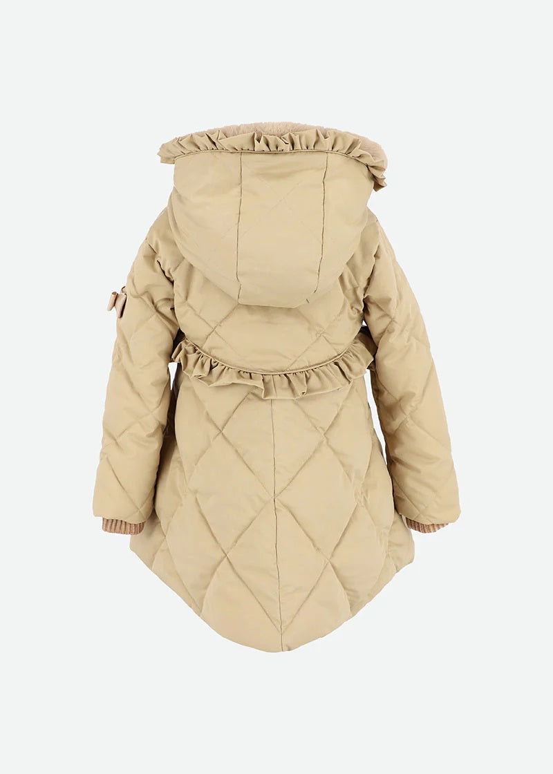 Cappotto Con Cappuccio Ed Ecopelliccia Bambina ANGEL'S FACE PEPPA - Angel's Face - LuxuryKids