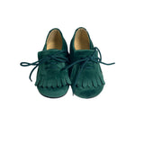 Scarpe Primi Passi Modello Francesina In Velluto Neonato RIZITOS E2119 - RIZITOS - LuxuryKids