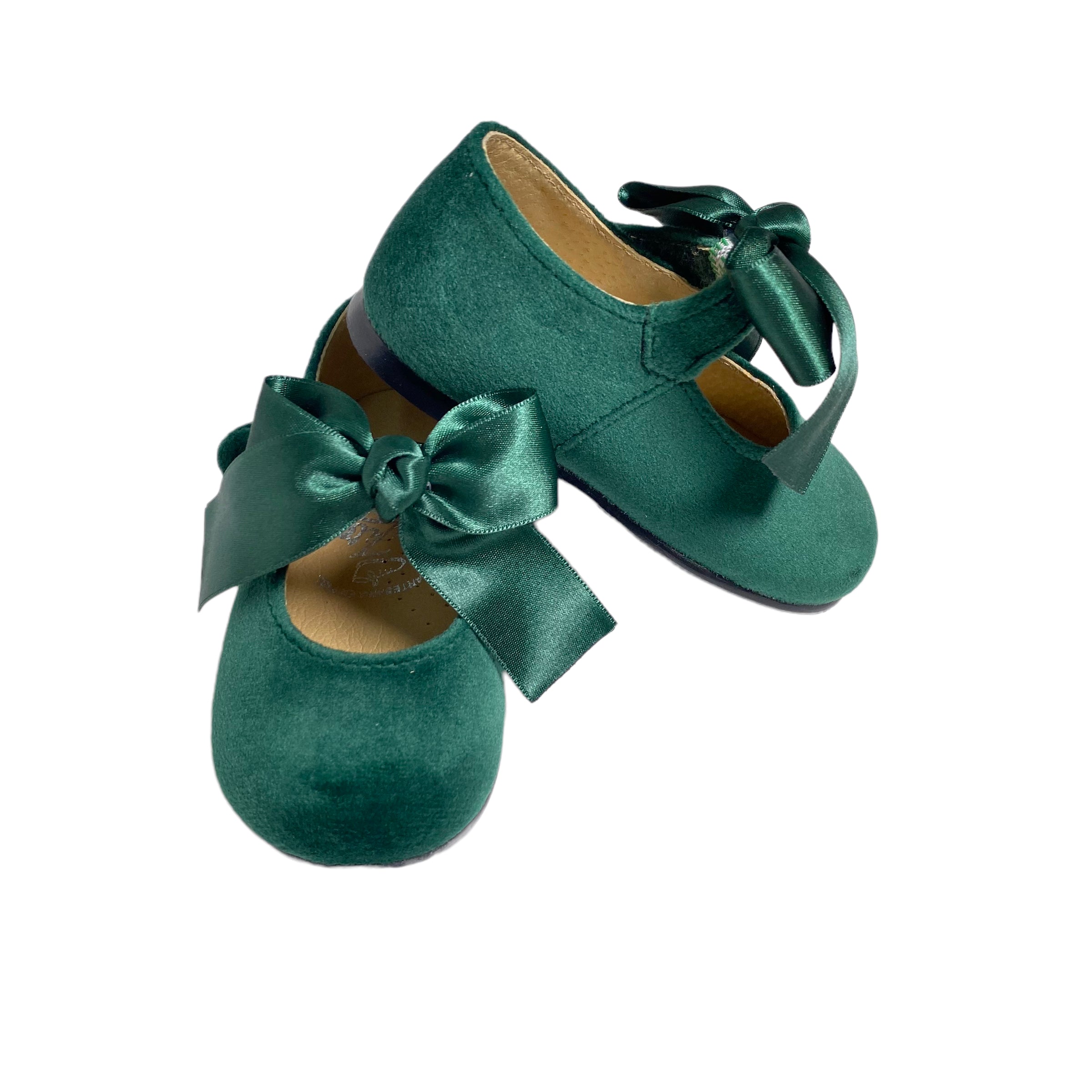 Scarpe Modello Ballerina In Velluto Bambina RIZITOS B3005 - RIZITOS - LuxuryKids
