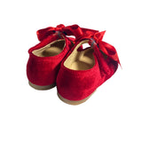 Scarpe Modello Ballerina In Velluto Bambina RIZITOS B3005 - RIZITOS - LuxuryKids