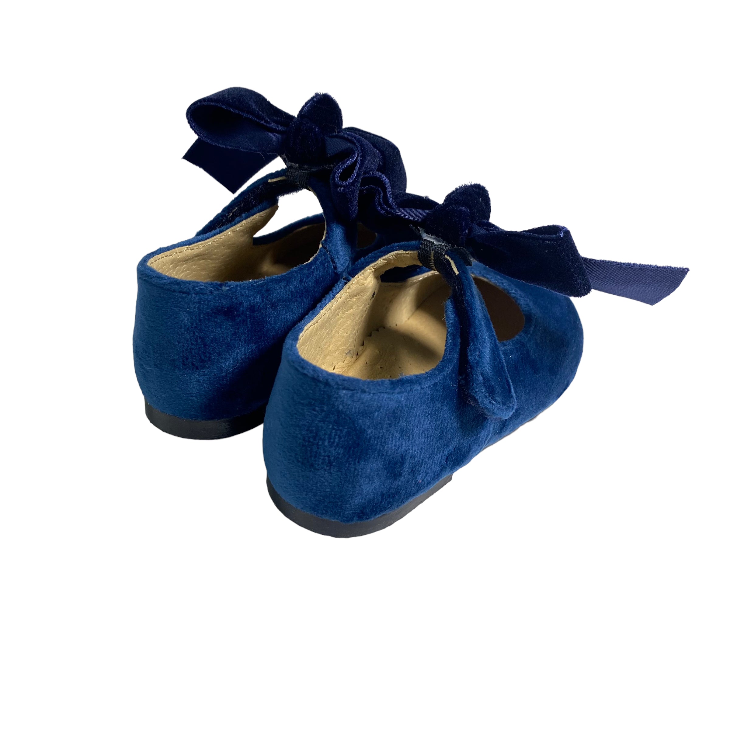 Scarpe Modello Ballerina In Velluto Bambina RIZITOS B3005 - RIZITOS - LuxuryKids