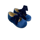 Scarpe Modello Ballerina In Velluto Bambina RIZITOS B3005 - RIZITOS - LuxuryKids