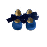 Scarpe Modello Ballerina In Velluto Bambina RIZITOS B3005 - RIZITOS - LuxuryKids