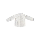 Camicia In Caldo Cotone Panna Bambino A&J 314 - A&J - LuxuryKids