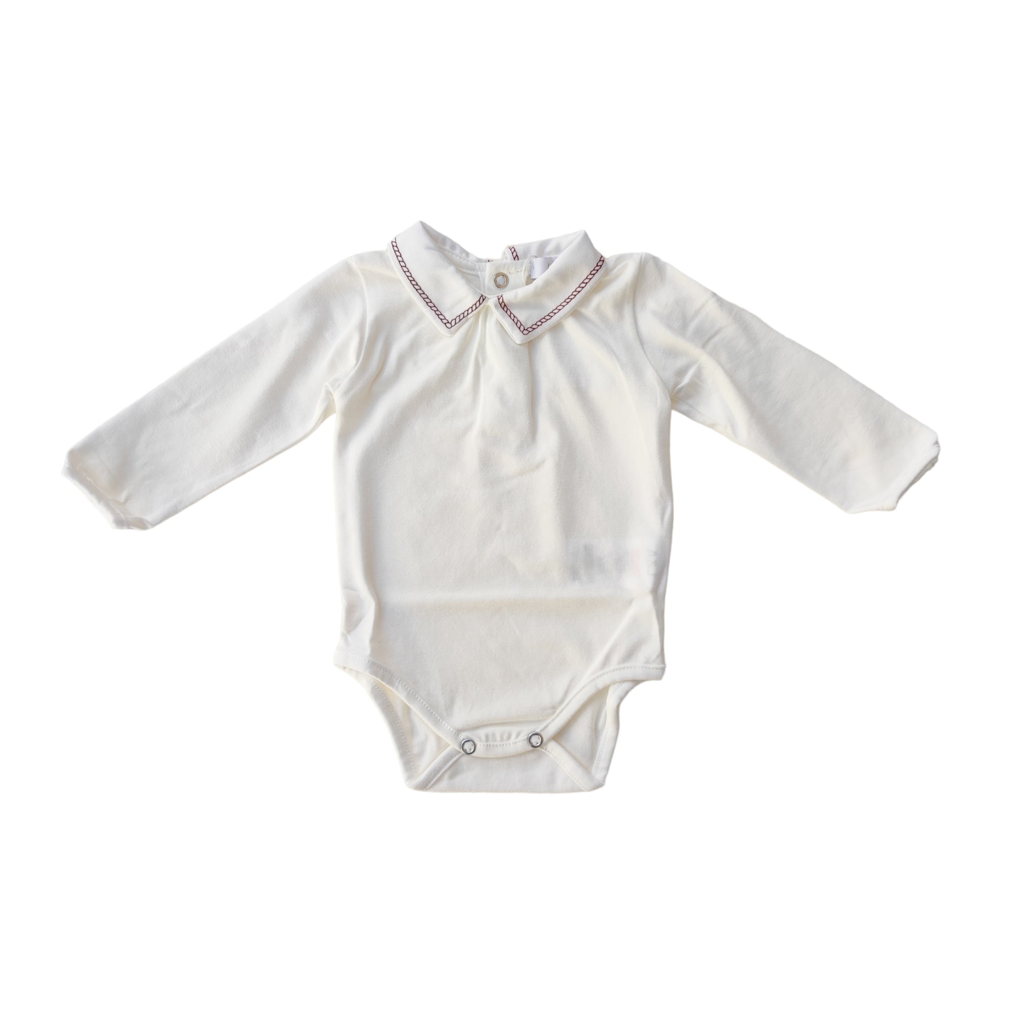 Body Manica Lunga In Caldo Cotone Neonato A&J 146 - A&J - LuxuryKids