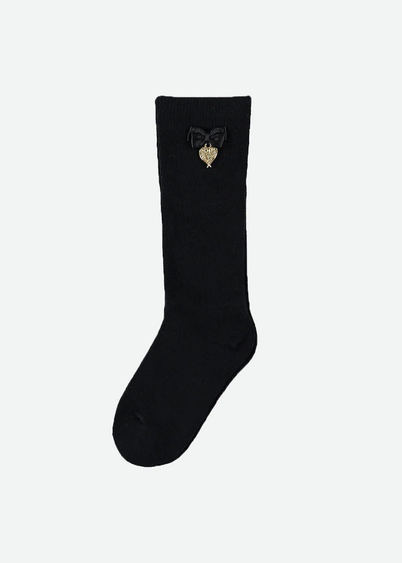 Calzini Alti Parigine In Caldo Cotone Bambina ANGEL'S FACE SOCKS - Angel's Face - LuxuryKids
