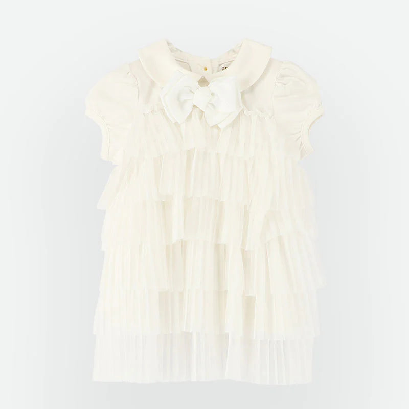 Abito Mezza Manica In Tulle Neonata ANGEL'S FACE TULLULAH - Angel's Face - Luxury Kids