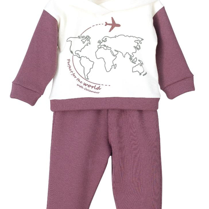    TutaFelpataConCappuccioNeonatoCALAMARO36055Luxurykids