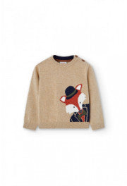 Maglioncino In Caldo Cotone Neonato BOBOLI 715272 - BOBOLI - LuxuryKids