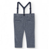 Pantalone In Punto Milano Con Bretelle Neonato BOBOLI 715160 - BOBOLI - LuxuryKids