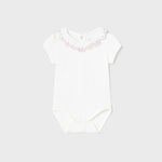 Body Con Colletto In Cotone Sostenibile Neonata MAYORAL 1733 - MAYORAL - Luxury Kids