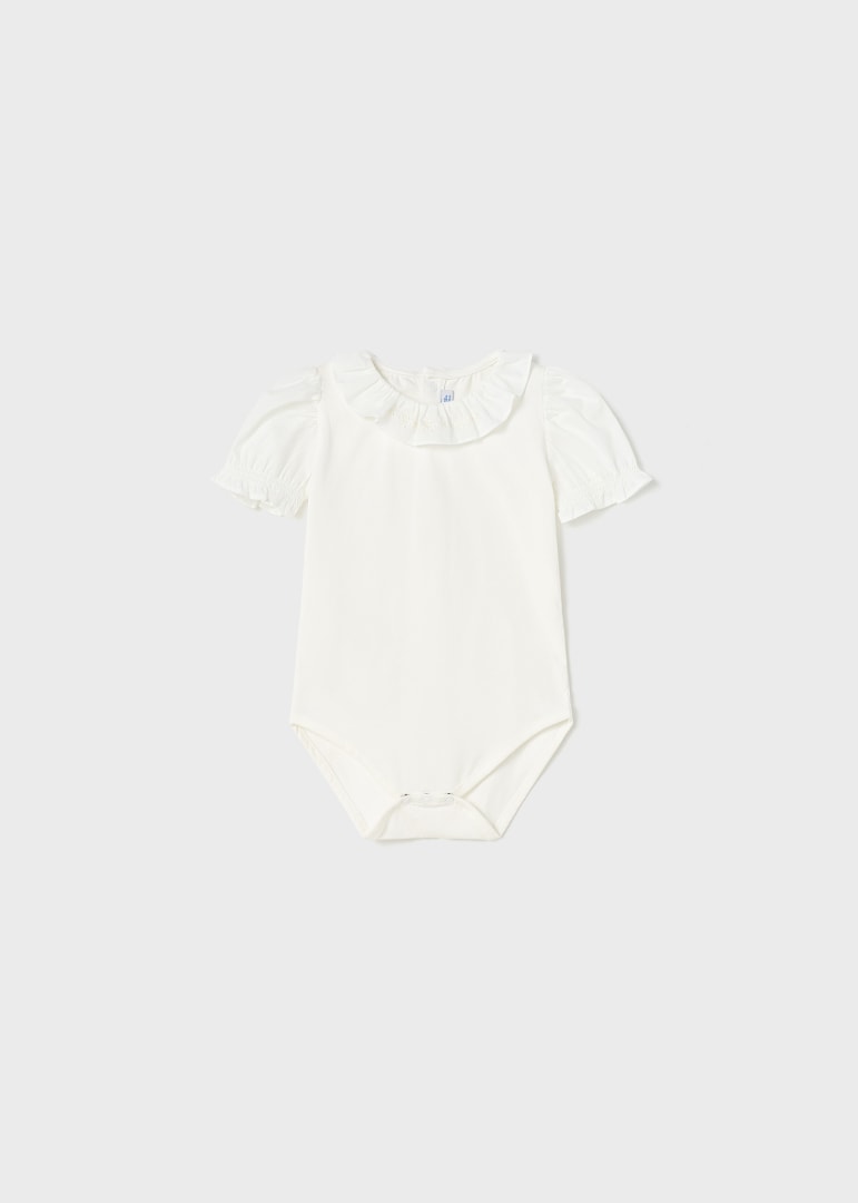 Body manica Corta In Cotone Sostenibile Neonata MAYORAL 1769 - MAYORAL - Luxury Kids