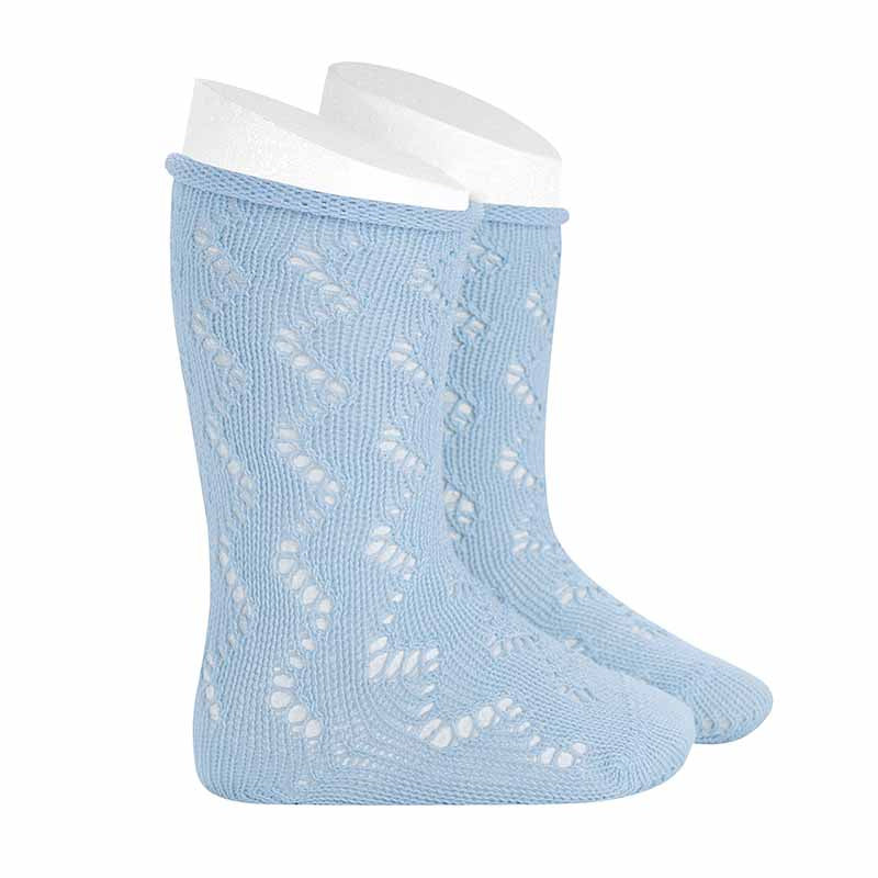 Long Socks In Perforated Yarn Unisex Newborn CONDOR 516