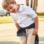 Camicia Basica In Cotone Bambino MAYORAL 140 - MAYORAL - Luxury Kids