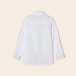 Camicia Manica Lunga In Misto Lino Bambino MAYORAL 3165 - MAYORAL - Luxury Kids