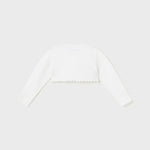 Cardigan Modello Bolerino Tricot In Cotone Sostenibile Neonata MAYORAL 306 - MAYORAL - Luxury Kids
