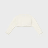 Cardigan Modello Bolerino Tricot In Cotone Sostenibile Neonata MAYORAL 306 - MAYORAL - Luxury Kids