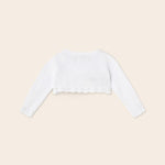 Coprispalle Tricot In Filo Di Cotone Sostenibile Neonata MAYORAL 318 - MAYORAL - Luxury Kids