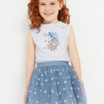 Completo Con Gonna In Tulle Bambina MAYORAL 3950 - MAYORAL - Luxury Kids