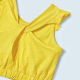 Completo Con Shorts Stampati In Cotone Bambina MAYORAL 3214 - MAYORAL - Luxury Kids