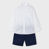 Completo Con Bermuda In Cotone Bambino MAYORAL 3242 - MAYORAL - Luxury Kids