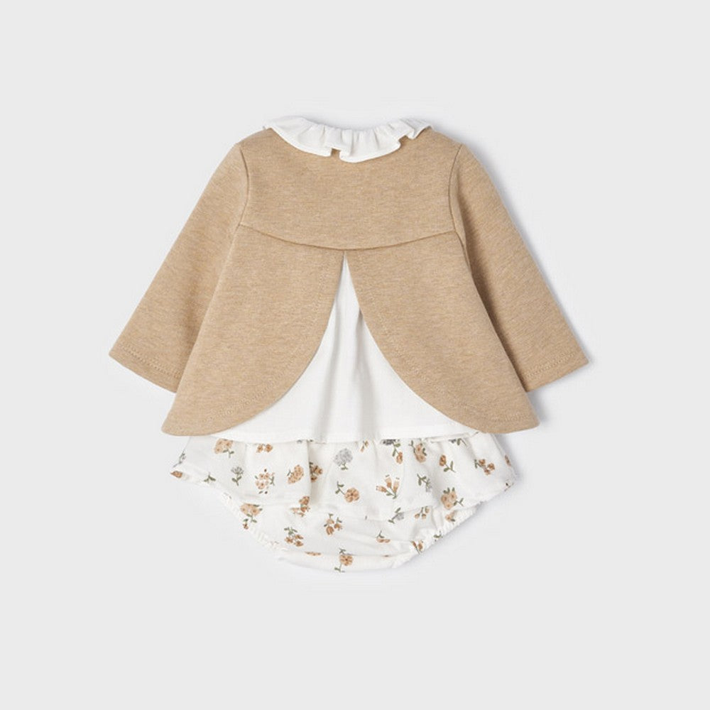 Completo 2 Pezzi In Caldo Cotone Con Culotte Neonata MAYORAL 2227 - MAYORAL - LuxuryKids