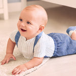 Completo Con Bermuda E Camicia In Misto Lino Neonato MAYORAL 1262 - MAYORAL - Luxury Kids