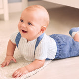 Completo Con Bermuda E Camicia In Misto Lino Neonato MAYORAL 1262 - MAYORAL - Luxury Kids