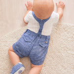 Completo Con Bermuda E Camicia In Misto Lino Neonato MAYORAL 1262 - MAYORAL - Luxury Kids