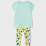Completo Con Leggings E Shirt In Cotone Bambina MAYORAL 3787 - MAYORAL - Luxury Kids