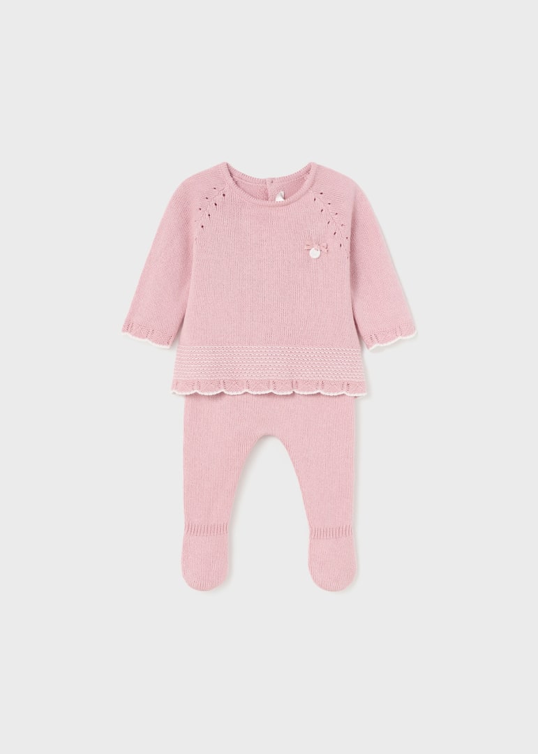Tutina Spezzata In Cotone Sostenibile Neonata MAYORAL 1504 - MAYORAL - Luxury Kids