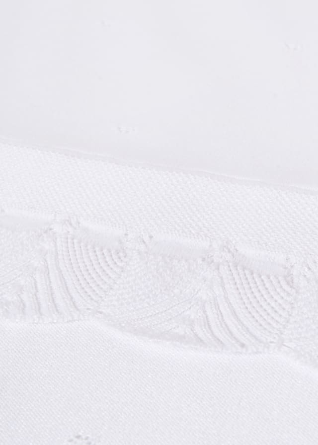 Coperta Volant In Filo Di Cotone Neonato/a MAYORAL 9240 - MAYORAL - Luxury Kids