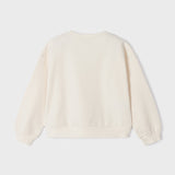 Felpa Con Applicazione In Cotone Sostenibile Bambina MAYORAL 3435 - MAYORAL - Luxury Kids