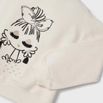 Felpa Con Applicazione In Cotone Sostenibile Bambina MAYORAL 3435 - MAYORAL - Luxury Kids