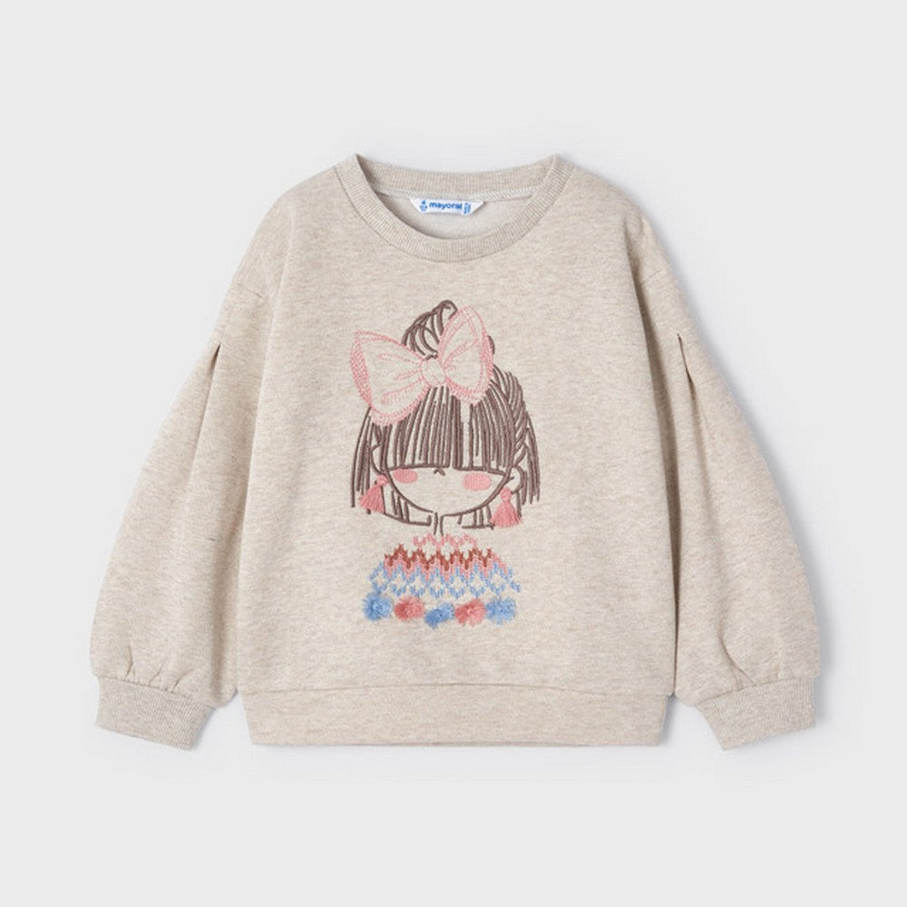 Felpa In Caldo Cotone Bambina MAYORAL 4479 - MAYORAL - LuxuryKids